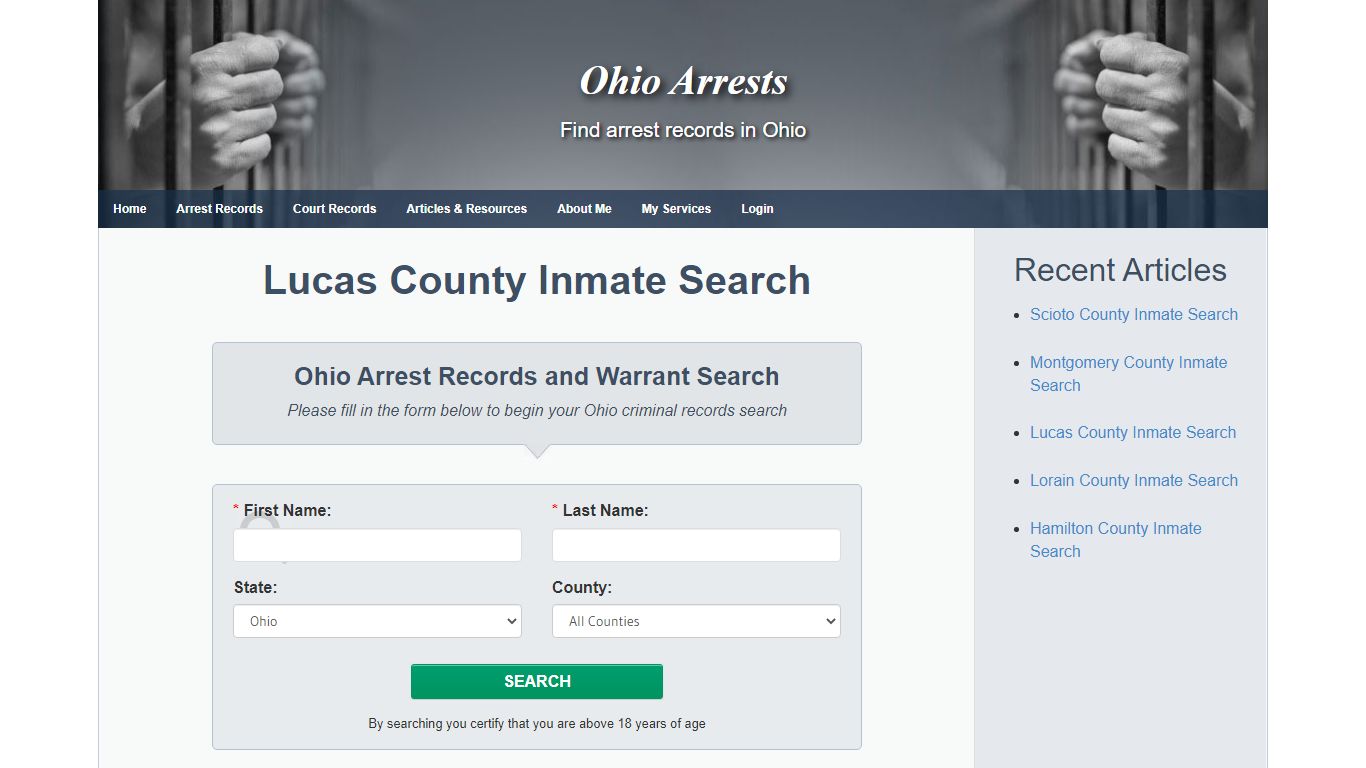 Lucas County Inmate Search - Ohio Arrests